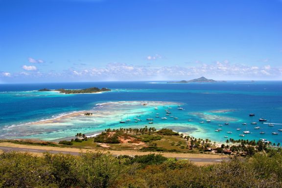 View from Union Island, St Vincent and the Grenadines