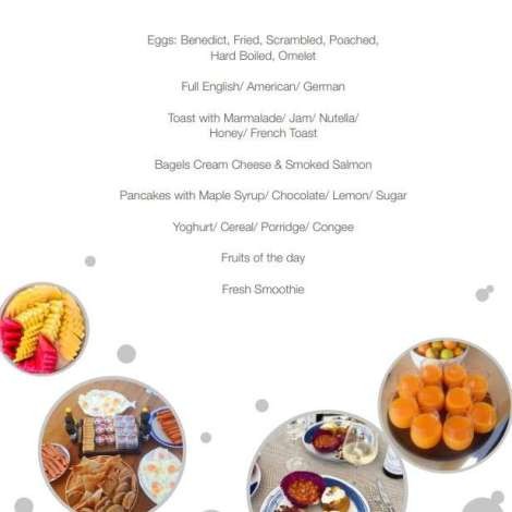 Food onboard MAVERICK # 1