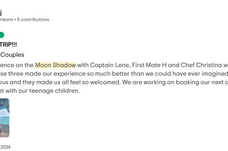 Review img # 20 of the yacht Moon Shadow