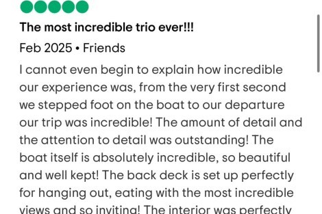 Review img # 1 of the yacht Moon Shadow