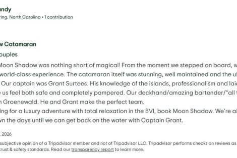 Review img # 7 of the yacht Moon Shadow