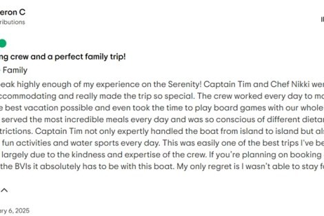 Review img # 3 of the yacht Serenity