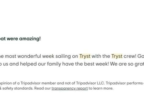 Review img # 7 of the yacht Tryst