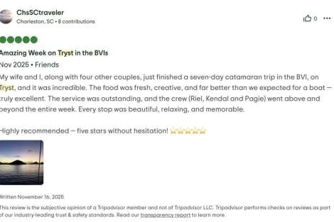 Review img # 9 of the yacht Tryst