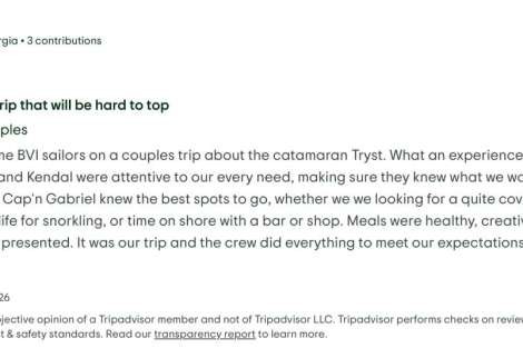 Review img # 2 of the yacht Tryst