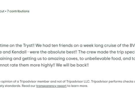 Review img # 9 of the yacht Tryst